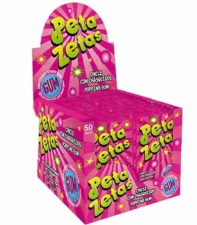 PETA ZETAS Chicle Estuche 50 uds.- Caramelos Estuche con Azúcar