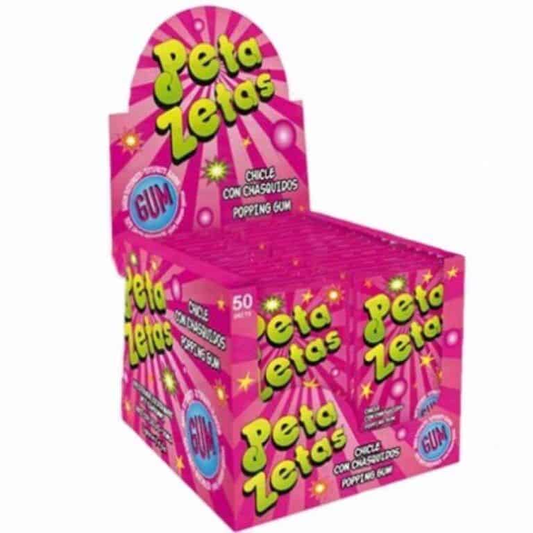 PETA ZETAS Chicle Estuche 50 uds.- Caramelos Estuche con Azúcar