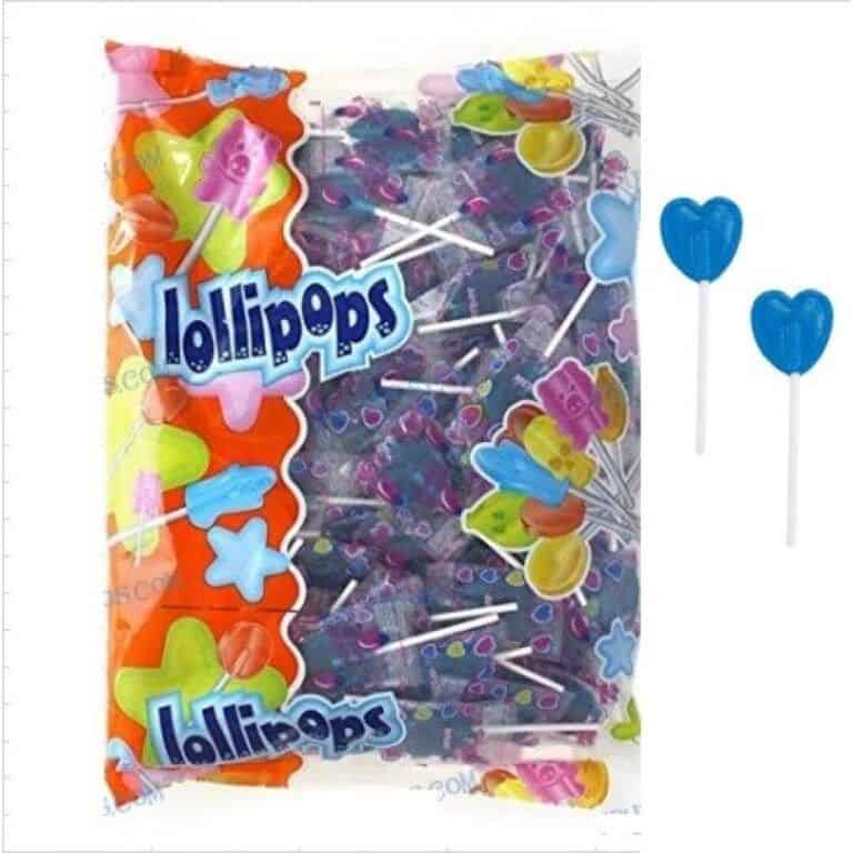 JL PIRULETA Corazón Pintalenguas Bolsa 150 uds.- Piruletas