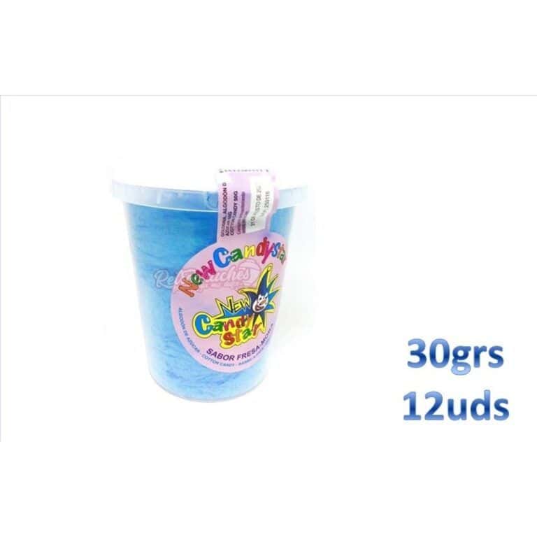 COTTON **AZUL** CANDY Pequeño 30grs.-12uds.- Algodón de Azúcar