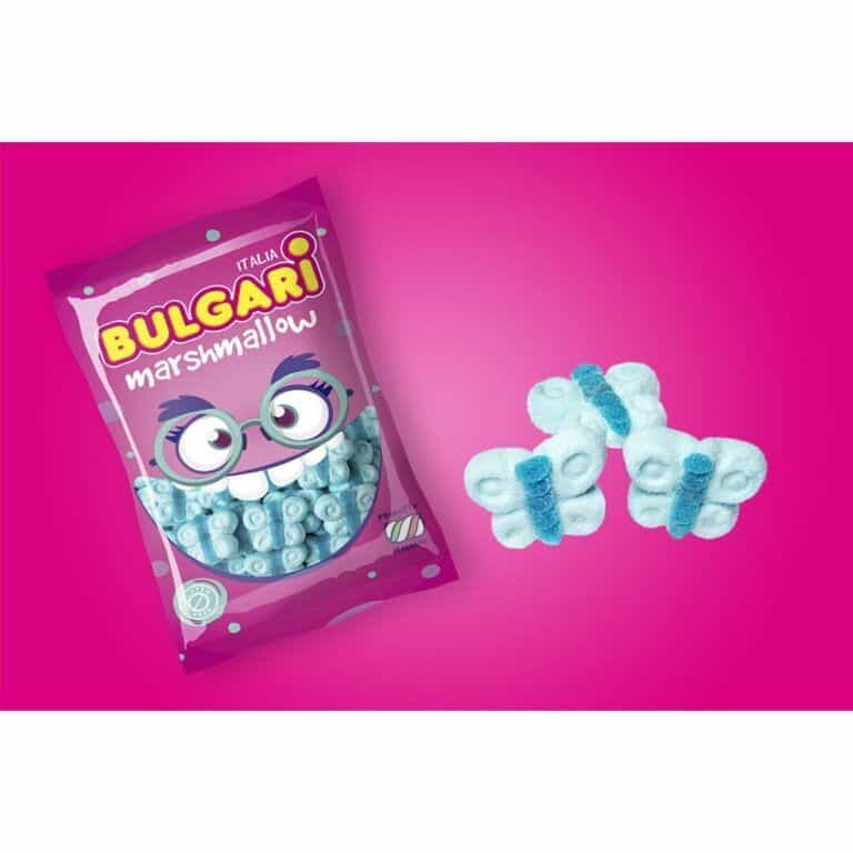 BULGARI MARIPOSAS Azules  B/100uds MARSHMALLOW