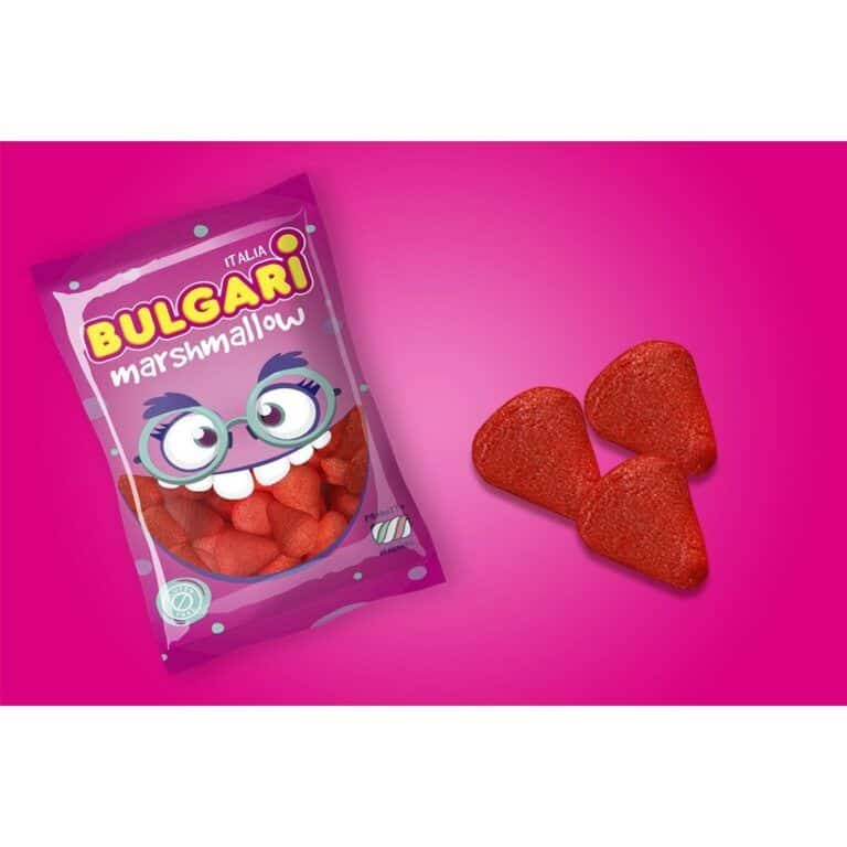 BULGARI FRAMBUESAS Espuma B/ 100 uds.- MARSHMALLOW