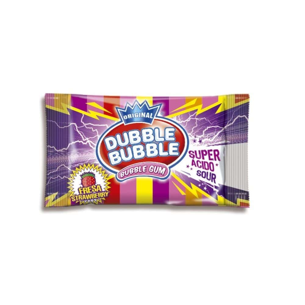 DUBBLE BUBBLE ACIDO 150 uds.- Chicles Bubble Gum