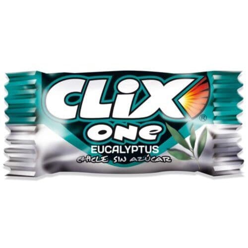 CLIX Eucalipto S/Azucar 200uds.- Chicles Bubble Gum