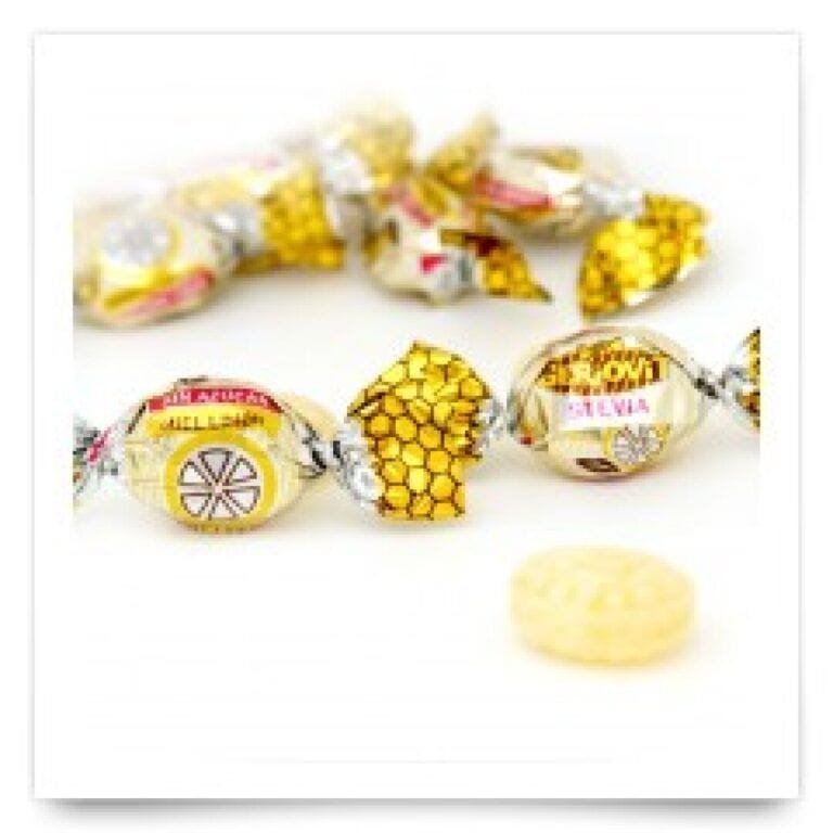 GERIOVIT Miel y Limon Bolsa 1 Kg.- Caramelos a Granel sin Azúcar