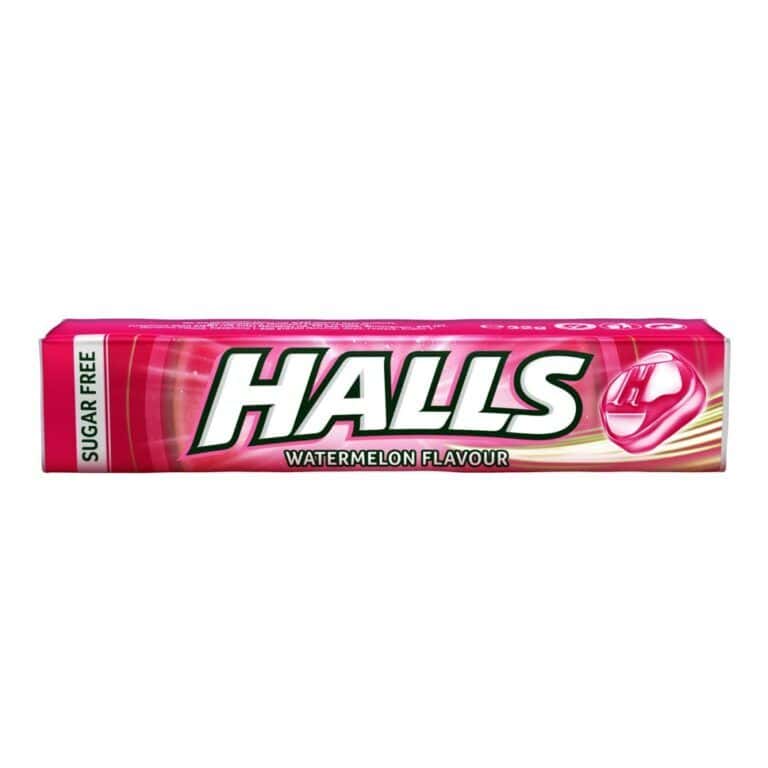 HALLS Sandia  S/Azucar -20uds.- Caramelos Estuche sin Azúcar