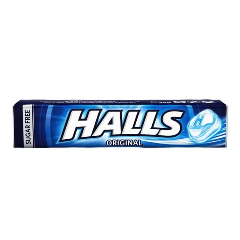 HALLS EUCALIPTO S/AZUCAR -20uds.- Caramelos Estuche sin Azúcar
