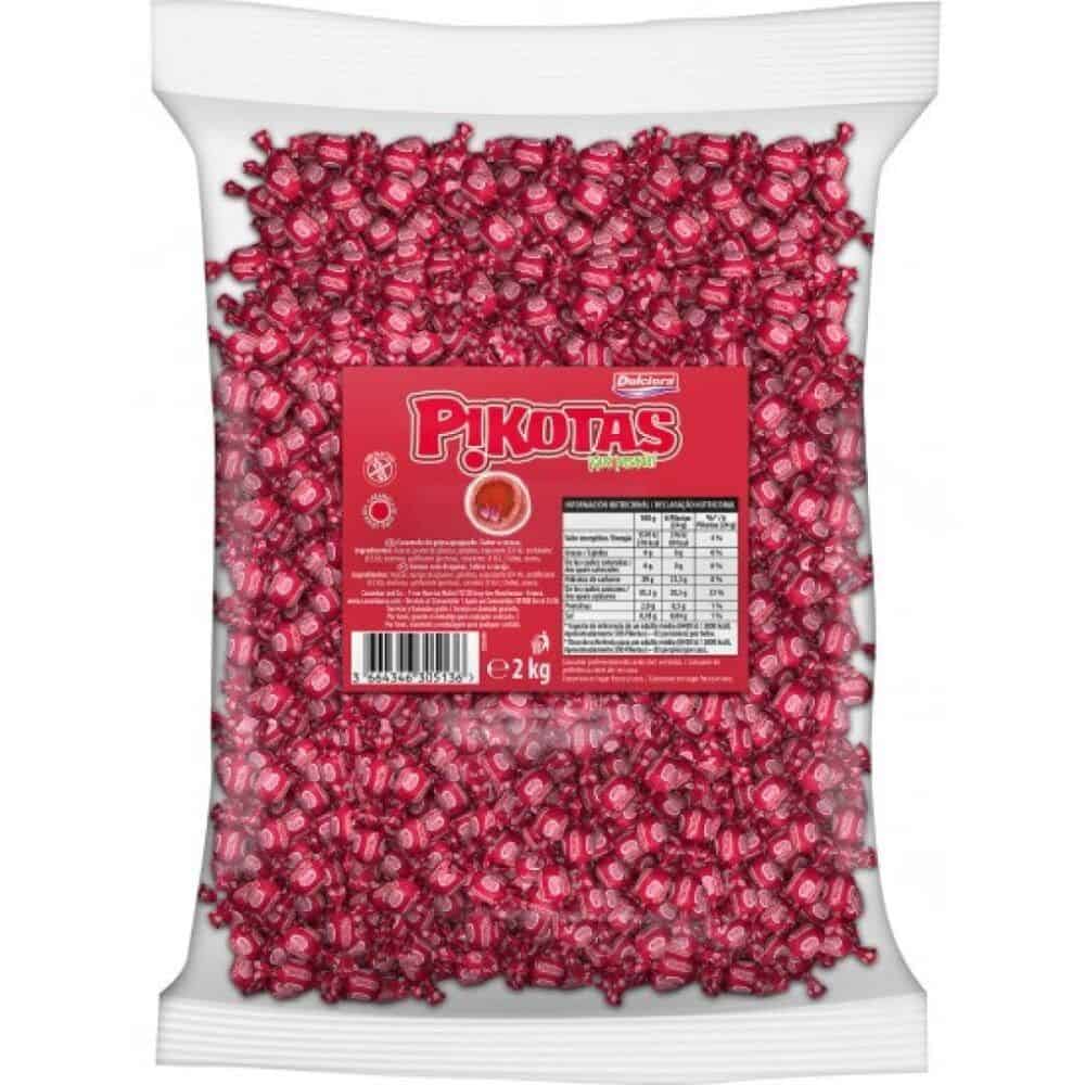PIKOTAS Cereza Bolsa 2 Kg.500uds. Caramelos a granel