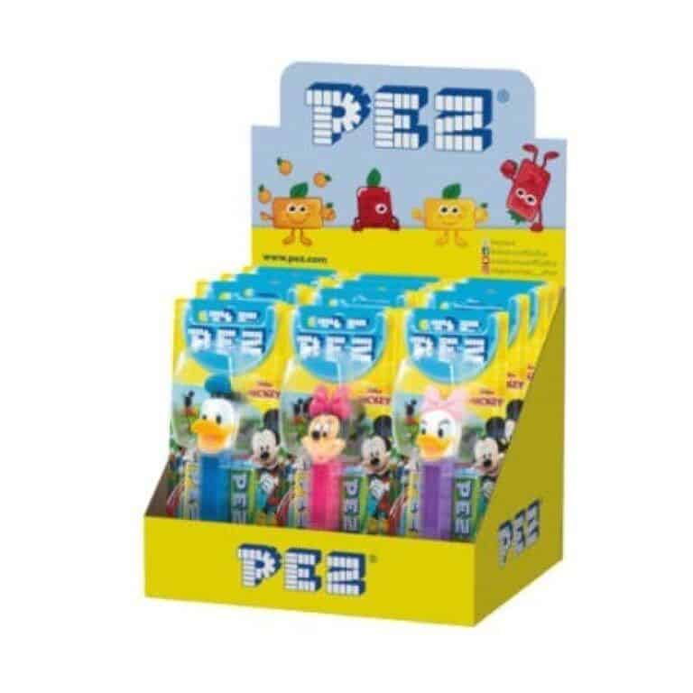 PEZ Muñeco Surtido 12 uds.- Juguetes con Golosinas