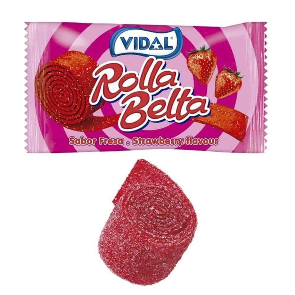 ROLLA BELTA FRESA  24uds VIDAL Golosinas Envueltas