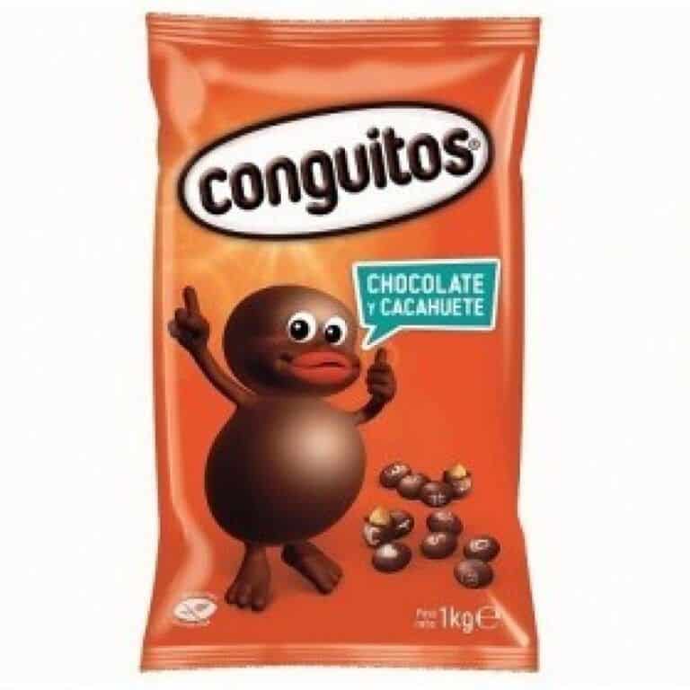CONGUITOS NEGROS GRANEL -B/1 kg. Grageas de Chocolate