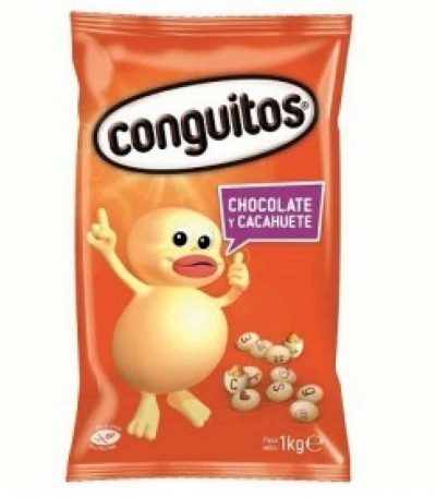CONGUITOS BLANCOS GRANEL  B/1kg. Grageas de Chocolate