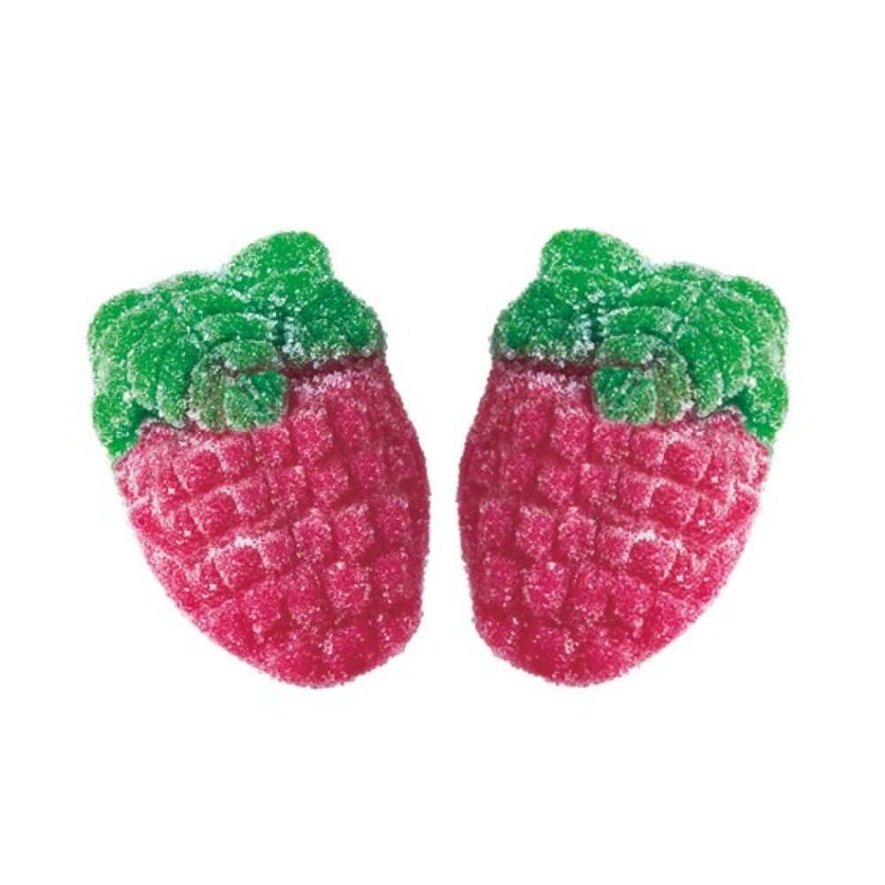 B250uds FRESAS Pica Silvestres VIDAL Golosinas ácidas