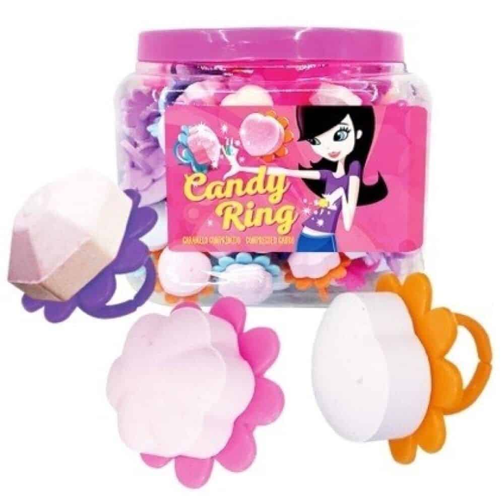 Top Candy CANDY Ring  Tarro 170 uds.- Dextrosa Pica-pica