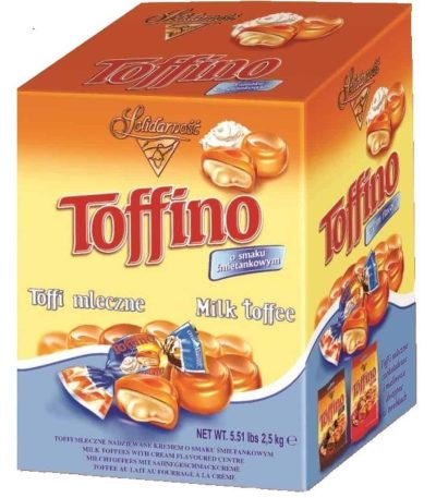 Cool Candies TOFFINO Relleno Crema y Nata 380uds 2,5 Kgs.- Caramelos Estuche con Azúcar