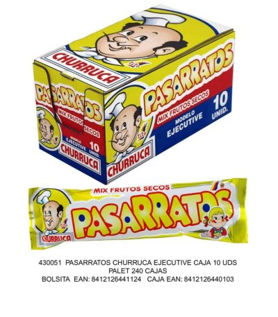 CHURRUCA PASARRATOS EJECUTIVE 10uds. Frutos Secos