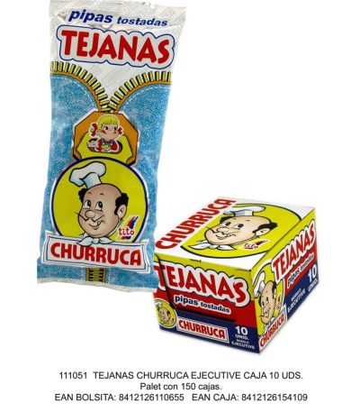 CHURRUCA TEJANAS Ejecutive Caja 10 uds.- Pipas