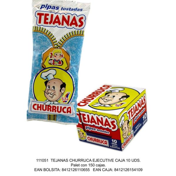 CHURRUCA TEJANAS Ejecutive Caja 10 uds.- Pipas