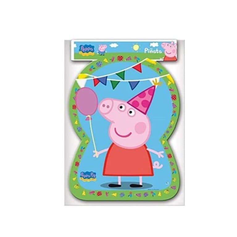 Mparty Peppa Pig PIÑATA BASIC  28x33cm 1ud Piñatas
