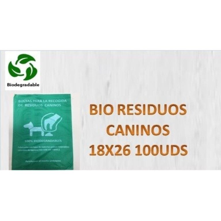 SP Bolsas BIO Residuos Caninos 18×26 100uds Bolsas de mercado
