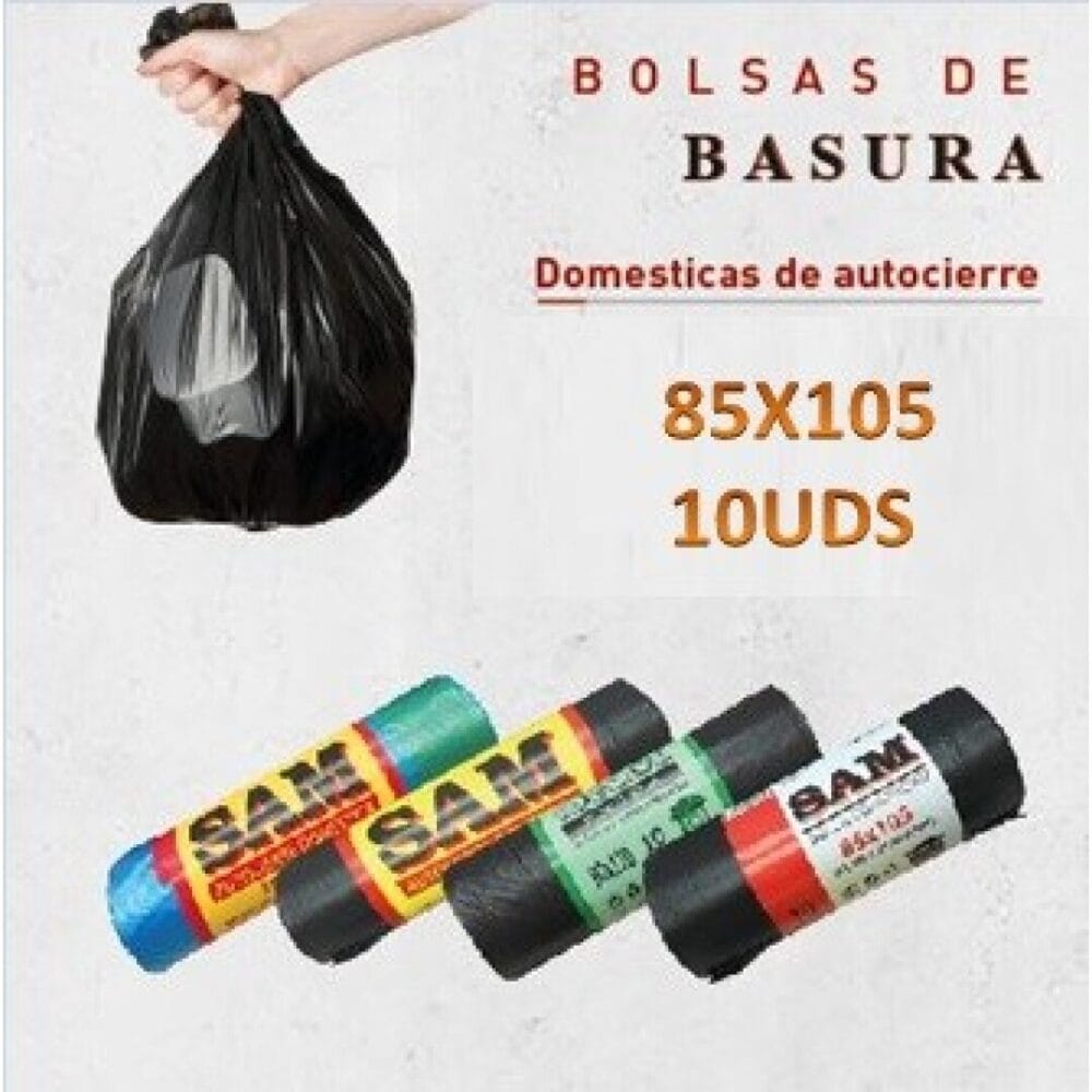 SP Bolsas Basura Tricapa 85×105 10uds Bolsas de mercado