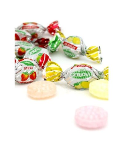 GERIOVIT Zumos Acidos S/AZ. Bolsa 1 Kg.- Caramelos a Granel sin Azúcar