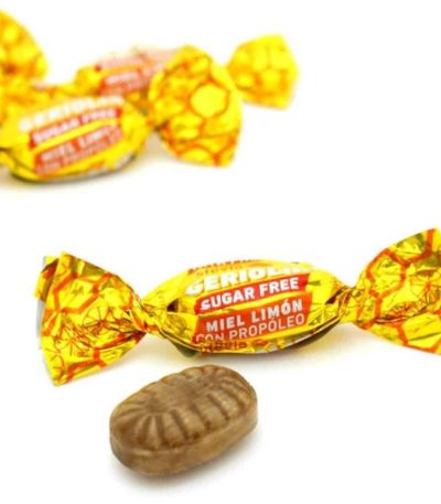 GERIOVIT S/Az.Propoleo Miel Limon B/1Kg. Caramelos a Granel sin Azúcar