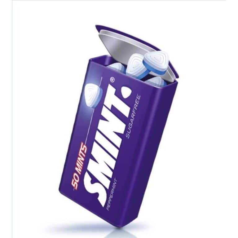 SMINT MINTS *Azul* Menta 12 uds.- Caramelos Estuche sin Azúcar