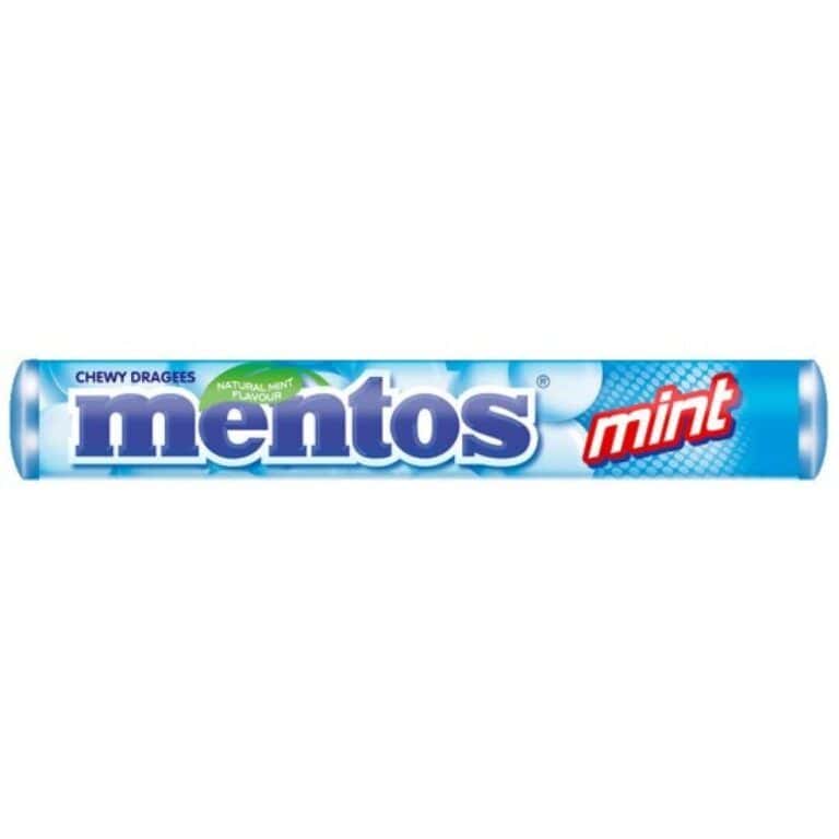 MENTOS MENTA Caja–20 uds Caramelos Estuche con Azúcar