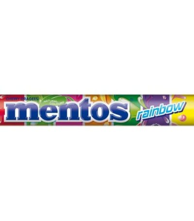 MENTOS RAINBOW Caja–20uds.- Caramelos Estuche con Azúcar