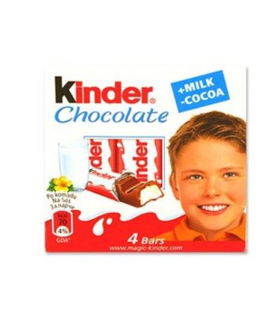 Kinder Choco T4 Est. 20uds Chocolatinas