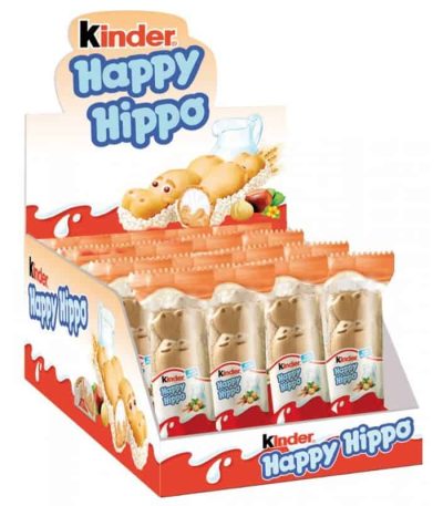 Kinder Happy Hippo Avellana C/28uds.- Galletas y Cereales