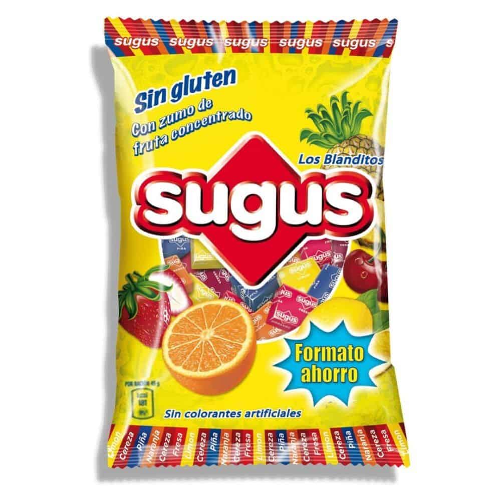 SUGUS Frutas Stdos. B/1kg. Caramelos a Granel con Azúcar