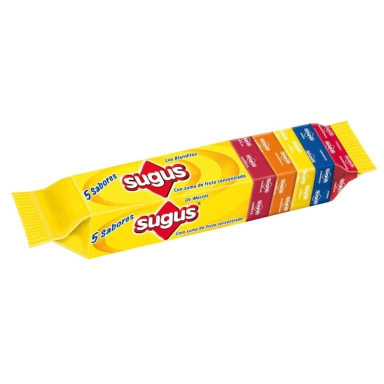 SUGUS Stick Stdo.-18uds.- Caramelos Estuche con Azúcar