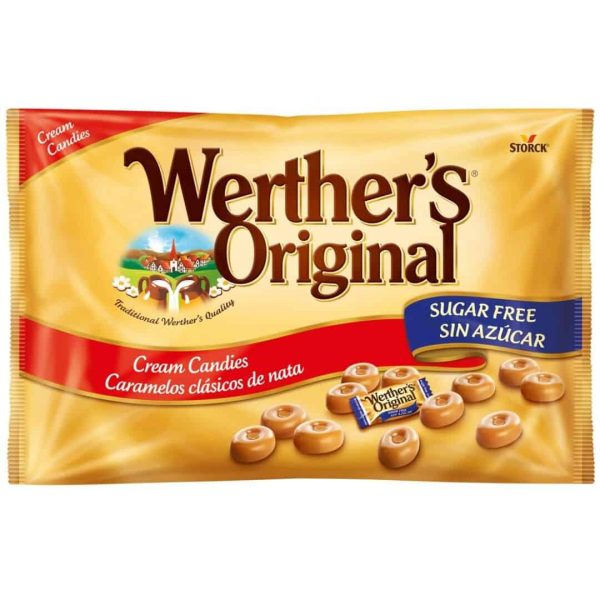 Storck Werther’s SIN AZUCAR ORIGINAL  313uds B/1kg. Caramelos a Granel sin Azúcar