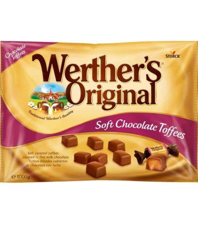 Storck Werther’s Toffe-Choco  110uds B/1Kg.- Caramelos a Granel con Azúcar