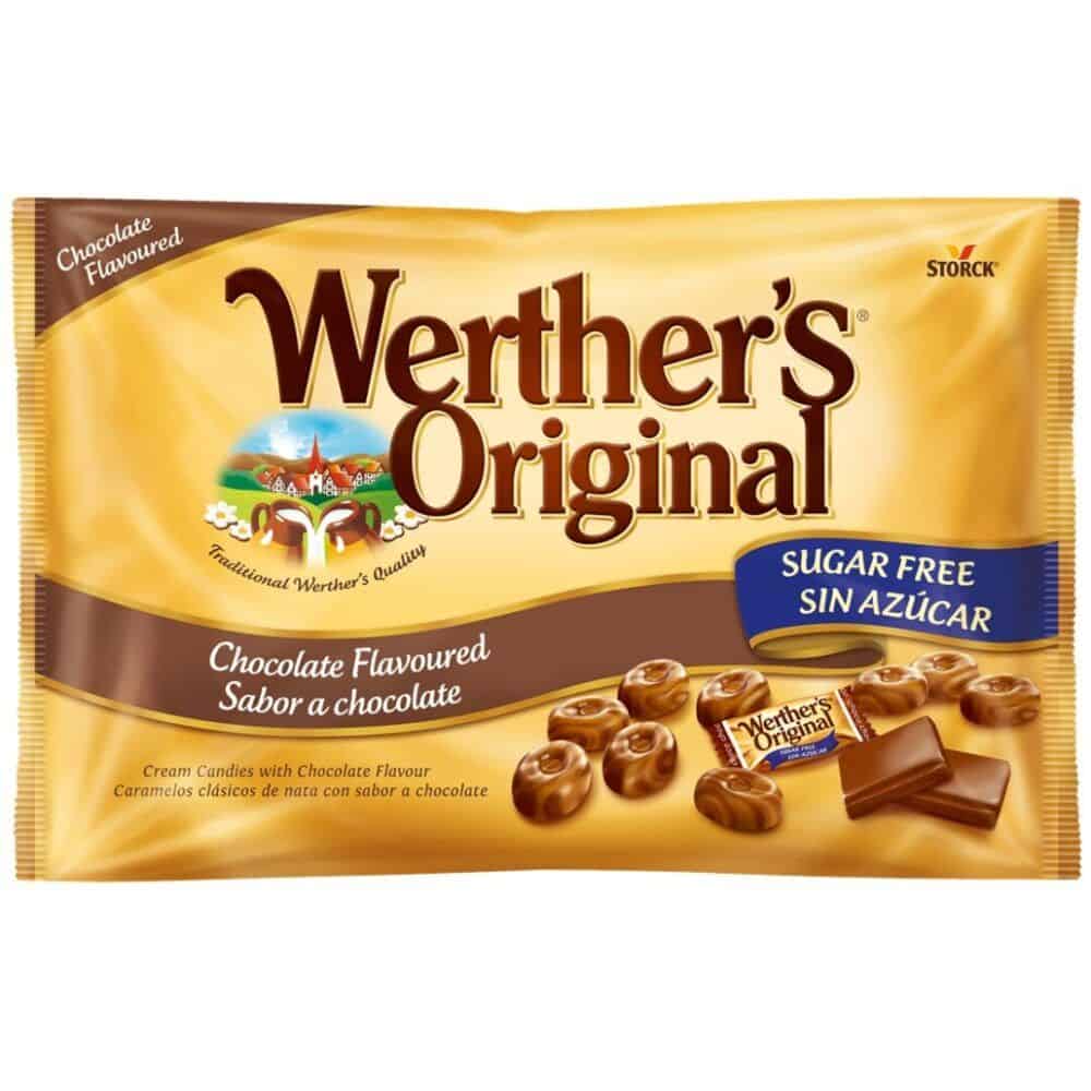 Storck Werther’s Chocolate Sin Az  313uds 1Kg.- Caramelos a Granel sin Azúcar