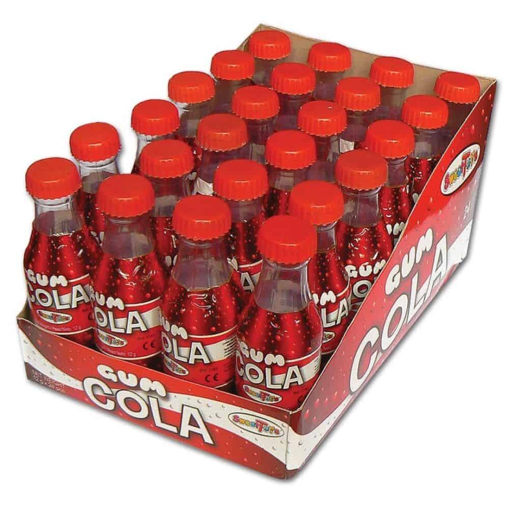 GUM COLA Botellita 12grs.-24 uds.- Golosinas Envueltas