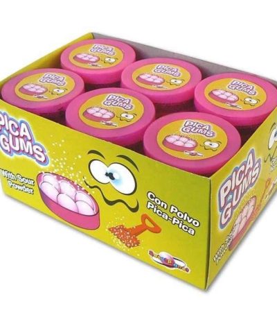 PICA GUMS FRESA Chicle 24 uds.- Dextrosa Pica-pica