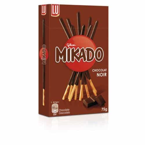 MIKADO Negro Chocolate 39grs. 24uds. Galletas y Cereales