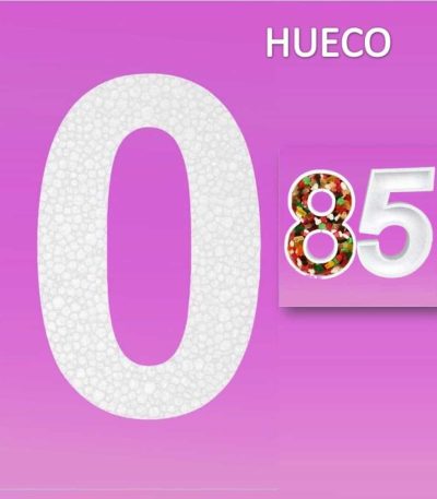 Porexpan Hueco.. Num. 0  23cm  1ud… Porexpan para Tartas