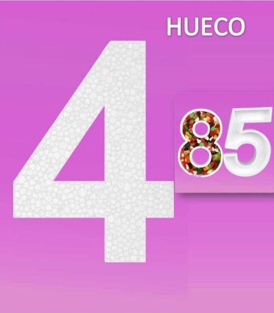 Porexpan Hueco.. Num. 4  23cm  1ud… Porexpan para Tartas