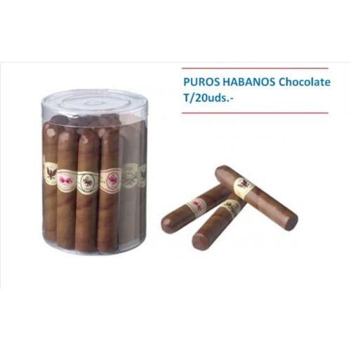 Nav. PUROS HABANOS Chocolate T/20uds.- NAVIDAD