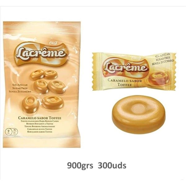 Vidal LaCreme Tradicional Toffe (300uds) 900grs Caramelos a Granel sin Azúcar