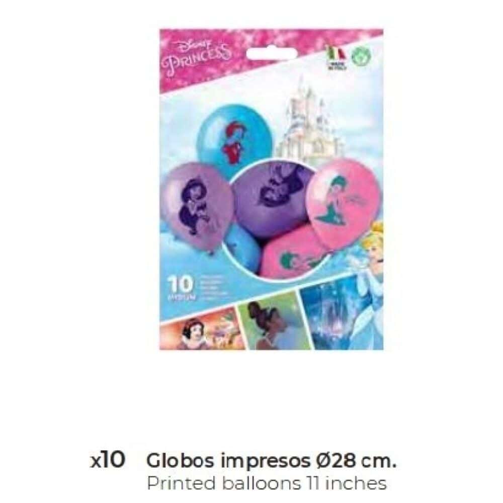MParty Disney Princesas Globos 28cm 10uds Globos