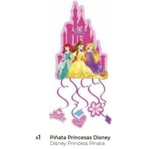 MParty Disney Princesas PIÑATA 28.5×21.5cm  1ud Piñatas