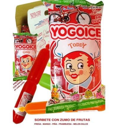 YOGOICE Sorbete 8 Bolsitas de 12uds.- Golosinas Líquidas y Gelatinas