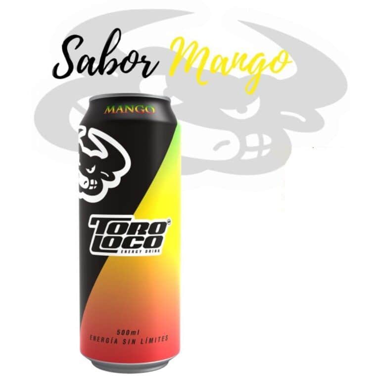 *_TORO LOCO Verde-Amarillo MANGO  500ML. 24UDS Bebidas Energéticas