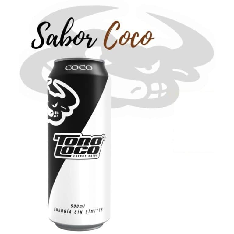 *_TORO LOCO Blanco-Negro COCO 500ML. 24UDS Bebidas Energéticas