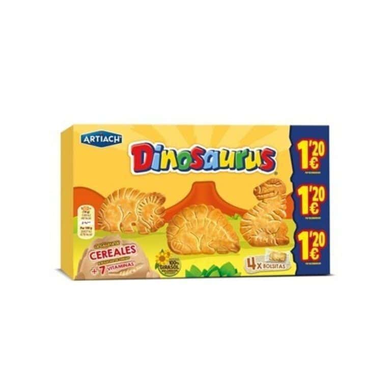 Cuetara DINOSAURUS Cereal 124 grs  1.20€ 10 uds.- Galletas y Cereales
